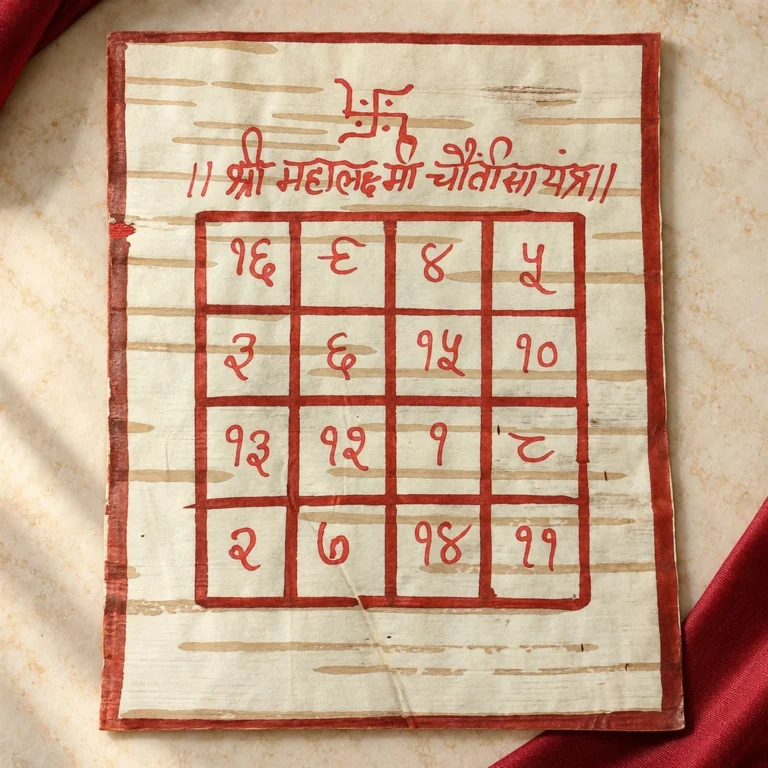 Shri Mahalakshmi Chautisa Yantra