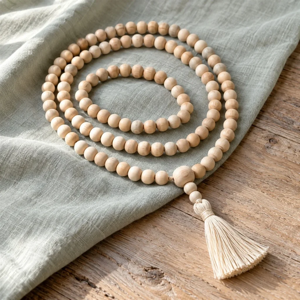 White Sandalwood Mala
